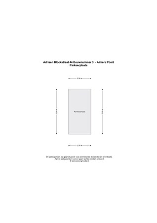 Floorplan - Adriaen Blockstraat 40D, 1363 LT Almere